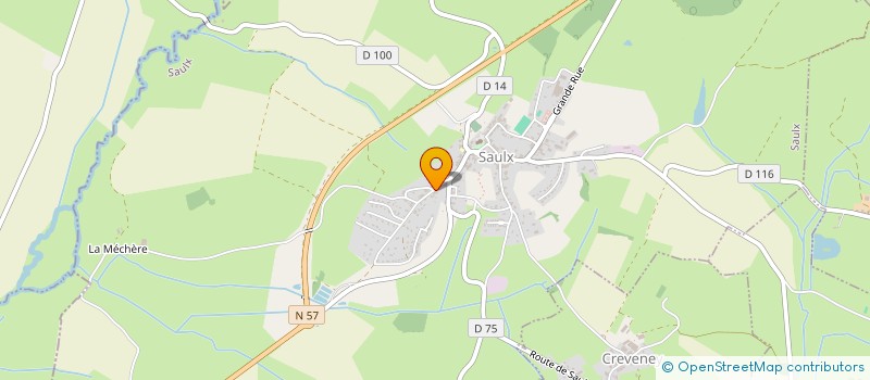 localisation de l'entreprise LES POISSONS VOLANTS  SAULX