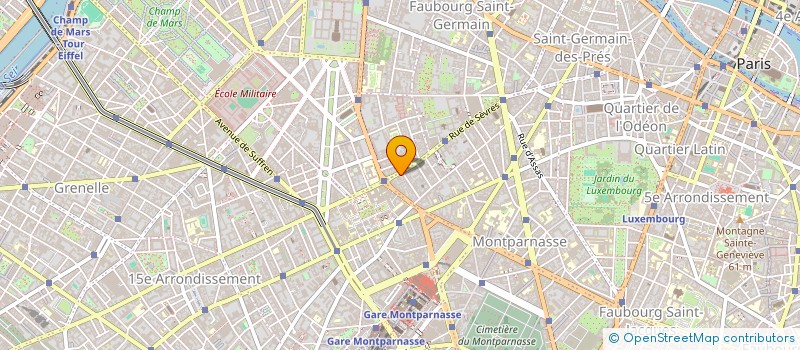localisation de l'entreprise LES POISSONS VOLANTS  PARIS