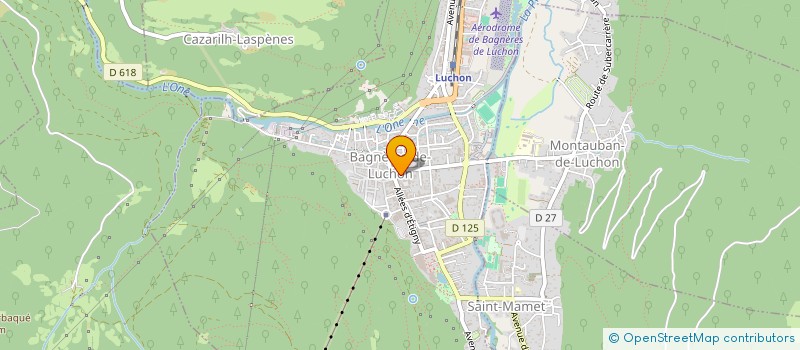 localisation de l'entreprise LES POKE FA à BAGNERES-DE-LUCHON