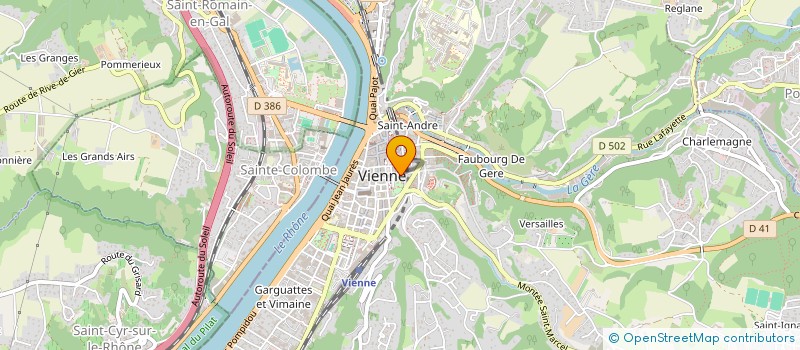 localisation de l'entreprise LES POKOTOS à VIENNE