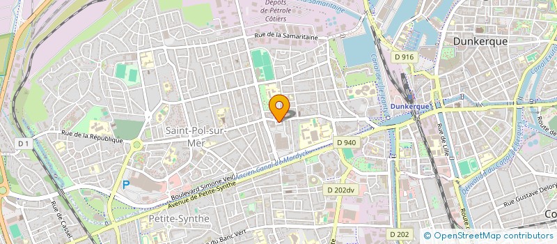 localisation de l'entreprise LES POL DINGUES ASSOCIATION PHILANTHROPIQUE ET CARNAVALESQUE à DUNKERQUE