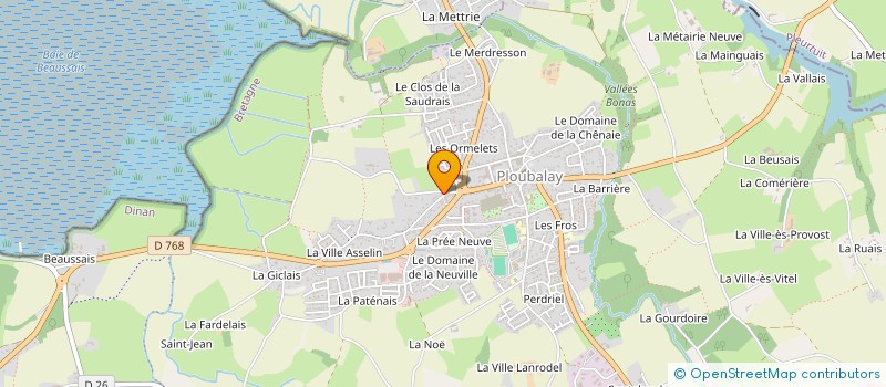 localisation de l'entreprise LES POLDERS  BEAUSSAIS-SUR-MER