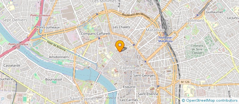 localisation de l'entreprise LES POLINAIRES  TOULOUSE