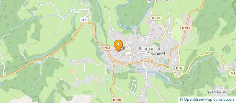 localisation de l'entreprise LES POLY SONS à BOURGANEUF