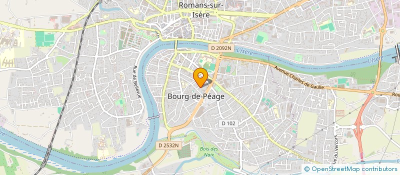 localisation de l'entreprise LES POLY-SONS  BOURG-DE-PEAGE