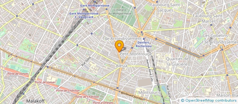 localisation de l'entreprise LES POMMERIS à PARIS