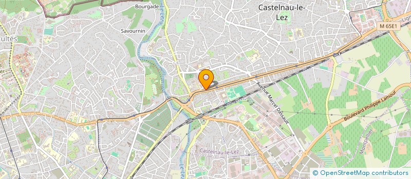 localisation de l'entreprise LES POMMIERS à CASTELNAU-LE-LEZ