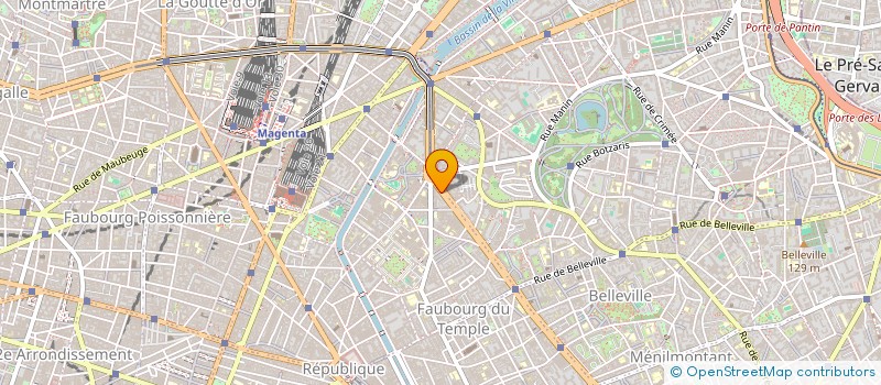 localisation de l'entreprise LES POMMIERS  PARIS