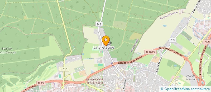 localisation de l'entreprise LES POMMIERS à BOIS-GUILLAUME