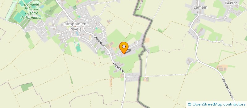 localisation de l'entreprise LES POMMIERS DE L'ESCAUT  CAMPHIN-EN-PEVELE