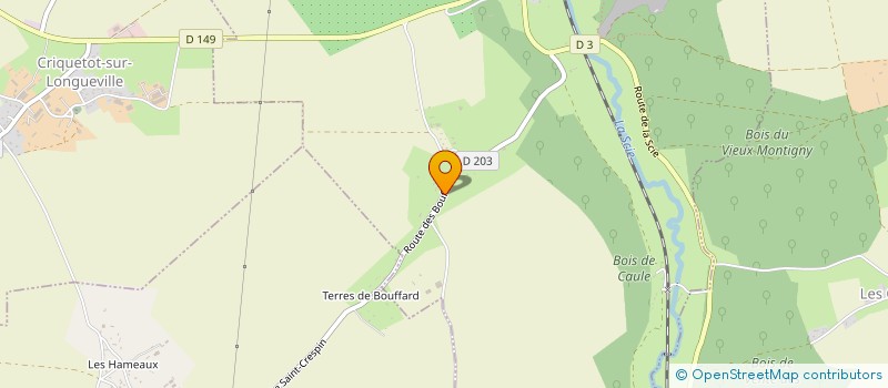 localisation de l'entreprise LES POMMIERS DE SAINT MICHEL  SAINT-CRESPIN