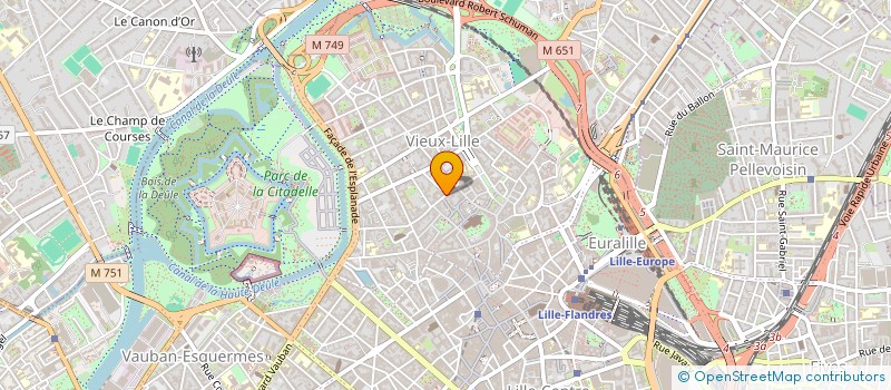 localisation de l'entreprise LES POMPES A NON SENS à LILLE