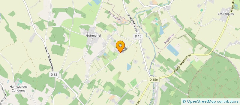 localisation de l'entreprise LES POMS POMS DE MONTJOIRE  MONTJOIRE