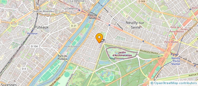 localisation de l'entreprise LES PON.PONS à NEUILLY-SUR-SEINE