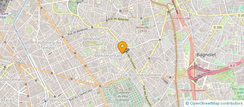 localisation de l'entreprise LES PONCEURS PARISIENS & CFFA  PARIS