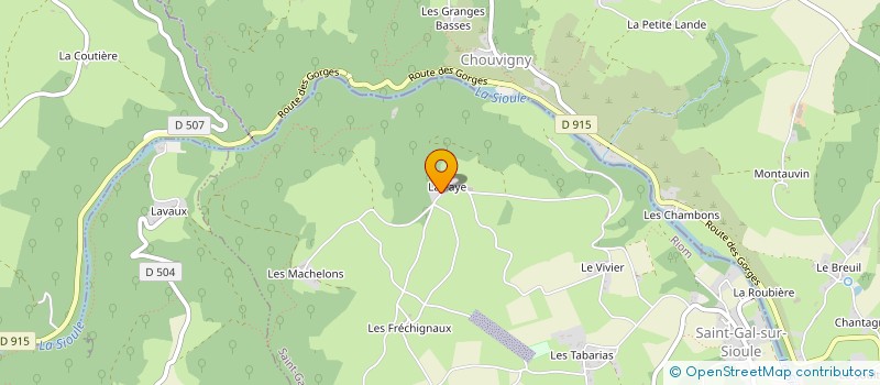 localisation de l'entreprise LES PONEYS BLEUS  BLOT-L EGLISE