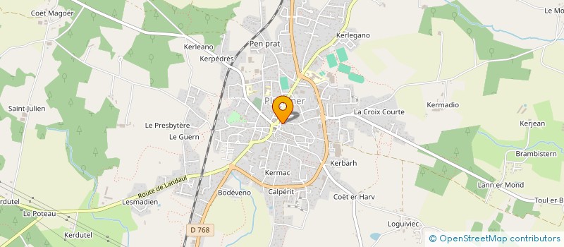 localisation de l'entreprise LES PONEYS D'OLT ET MARMOCHATS  PLUVIGNER