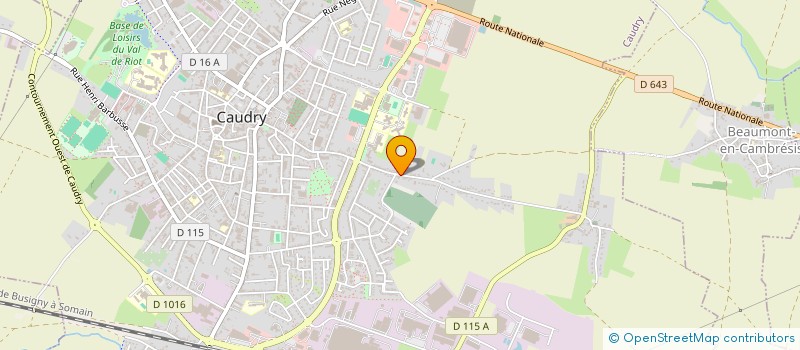 localisation de l'entreprise LES PONEYS DE CELENIA  CAUDRY