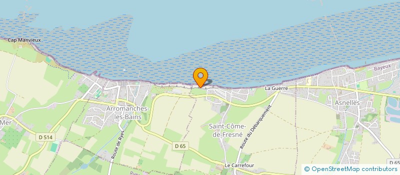 localisation de l'entreprise LES PONTONS DE SAINT-COME  SAINT-COME-DE-FRESNE