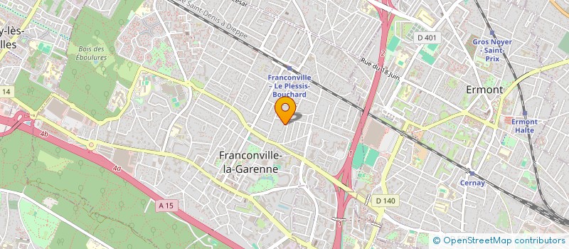 localisation de l'entreprise LES PONTS CELESTES  FRANCONVILLE