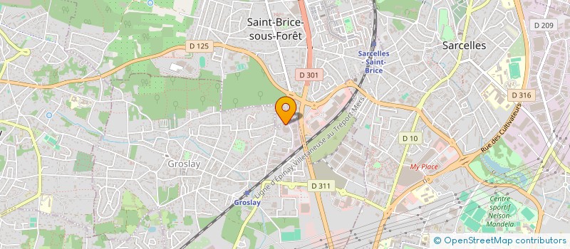 localisation de l'entreprise LES PONTS DE BAILLET  GROSLAY