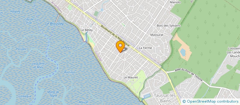 localisation de l'entreprise LES PONTS DE PARIS  ANDERNOS-LES-BAINS