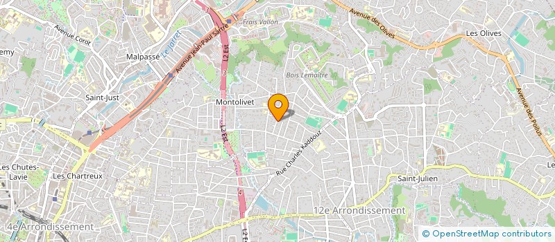 localisation de l'entreprise LES POPAINS D ABORD  MARSEILLE