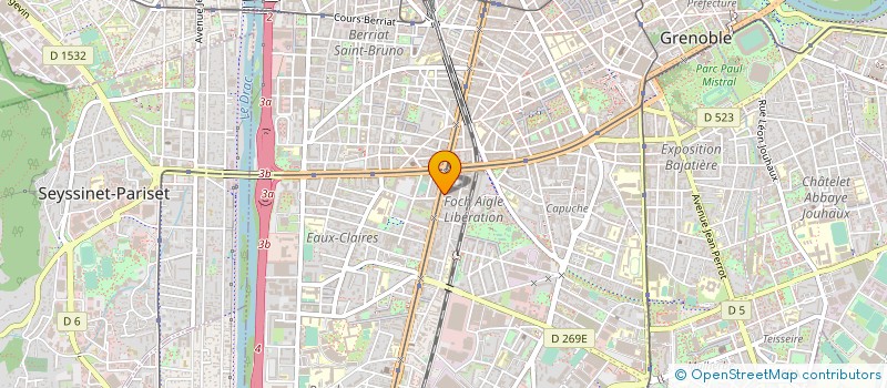 localisation de l'entreprise LES POPOTES  GRENOBLE