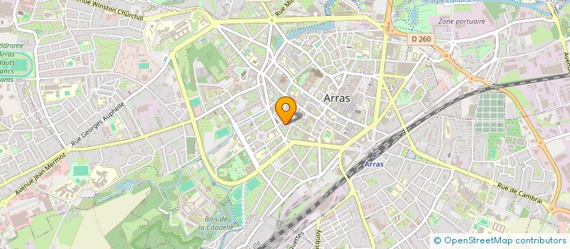 localisation de l'entreprise LES PORTAILS DU SUD DU NORD PAS DE CALAIS à ARRAS