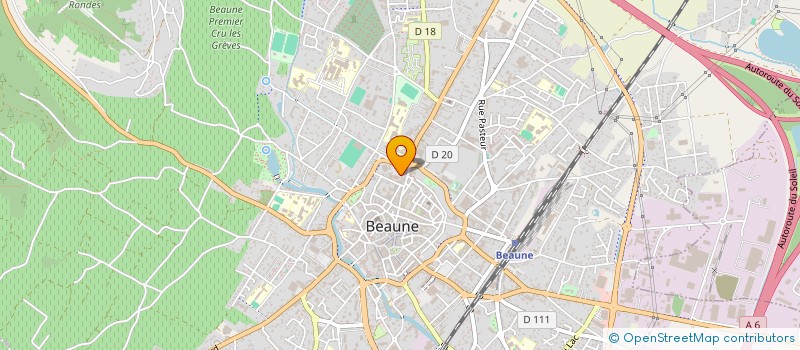 localisation de l'entreprise LES PORTERETS à BEAUNE