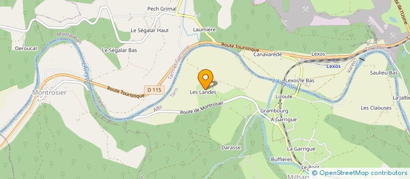 localisation de l'entreprise LES PORTES D ART à LES CABANNES