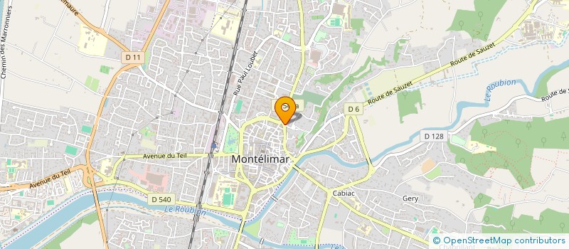 localisation de l'entreprise LES PORTES D'AUGUSTA à MONTELIMAR
