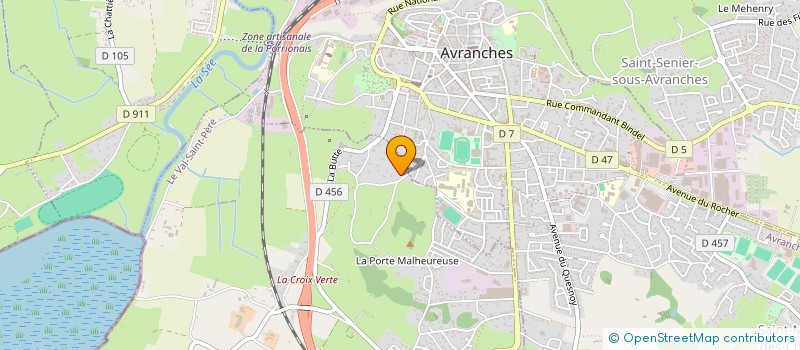 localisation de l'entreprise LES PORTES DE L'ATLANTIQUE  LE VAL-SAINT-PERE