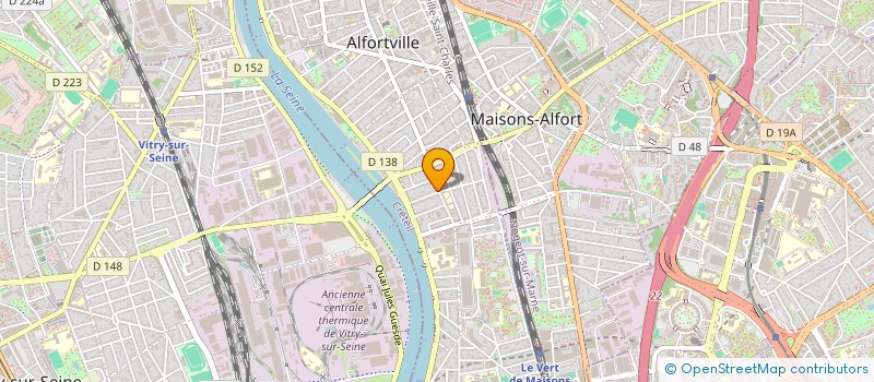localisation de l'entreprise LES PORTES DE L ESPOIR à ALFORTVILLE