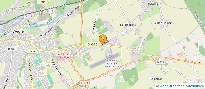 localisation de l'entreprise LES PORTES DE L'IMMO à SAINT-SULPICE-SUR-RISLE