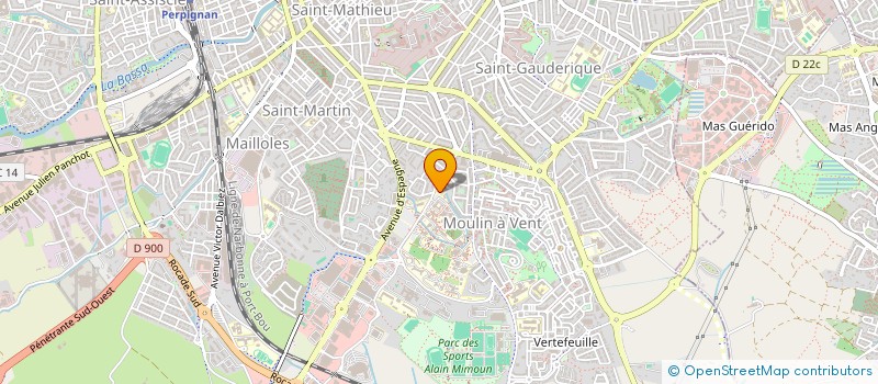 localisation de l'entreprise LES PORTES DE L'ORIENT  PERPIGNAN