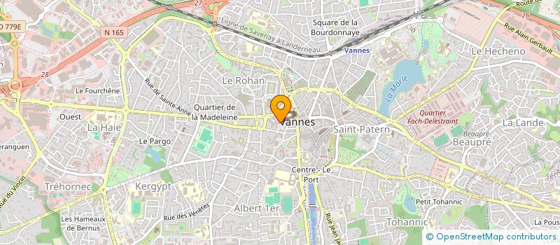 localisation de l'entreprise LES PORTES DE LANGON à VANNES