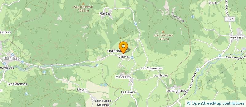 localisation de l'entreprise LES PORTES DELT à SAINT-ETIENNE-LARDEYROL