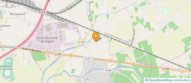 localisation de l'entreprise LES PORTES DES COSTIERES à NIMES