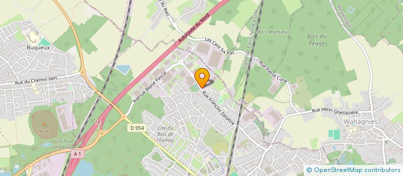 localisation de l'entreprise LES PORTES DES FLANDRES  LIBERCOURT