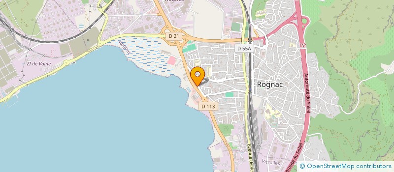 localisation de l'entreprise LES PORTES DU BONHEUR (LPB)  ROGNAC