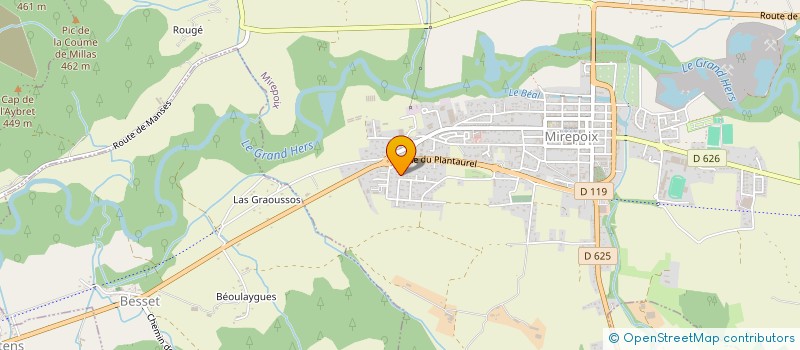 localisation de l'entreprise LES PORTES DU ROUSSILLON  PERPIGNAN