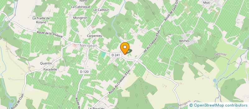 localisation de l'entreprise LES PORTES DU SOLEIL  NERIGEAN