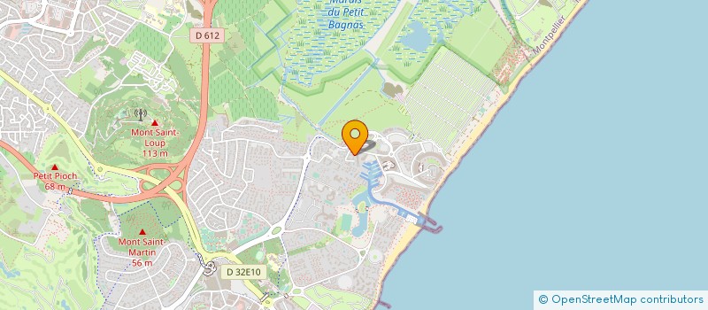 localisation de l'entreprise LES PORTES DU SOLEIL  AGDE