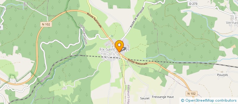 localisation de l'entreprise LES PORTES DU SOLEIL  FIX-SAINT-GENEYS