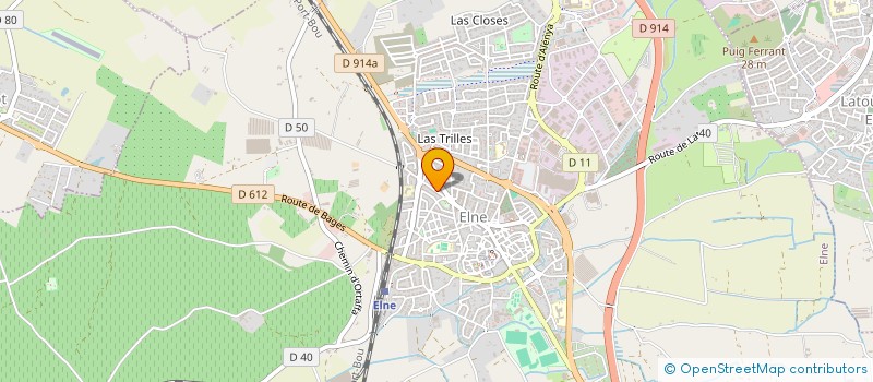 localisation de l'entreprise LES PORTES ILLIBERIENNES  ELNE