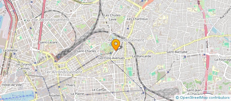 localisation de l'entreprise LES PORTES OUVERTES DE CONSOLAT à MARSEILLE
