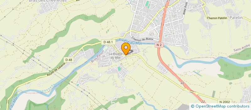 localisation de l'entreprise LES PORTEURS D'ESPOIR 974 à BRAS-PANON