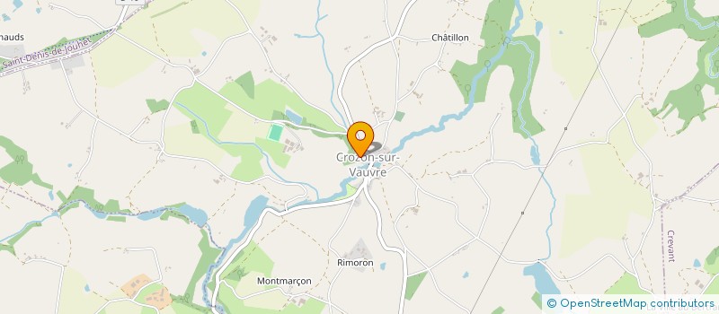 localisation de l'entreprise LES PORTEURS DE LANTERNES à CROZON-SUR-VAUVRE