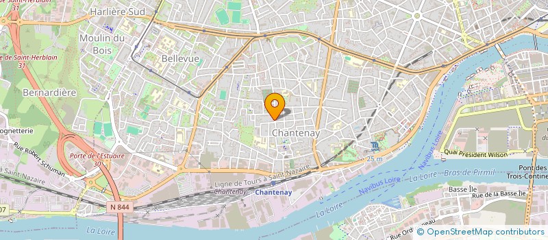 localisation de l'entreprise LES PORTEURS DE LEGENDES  NANTES